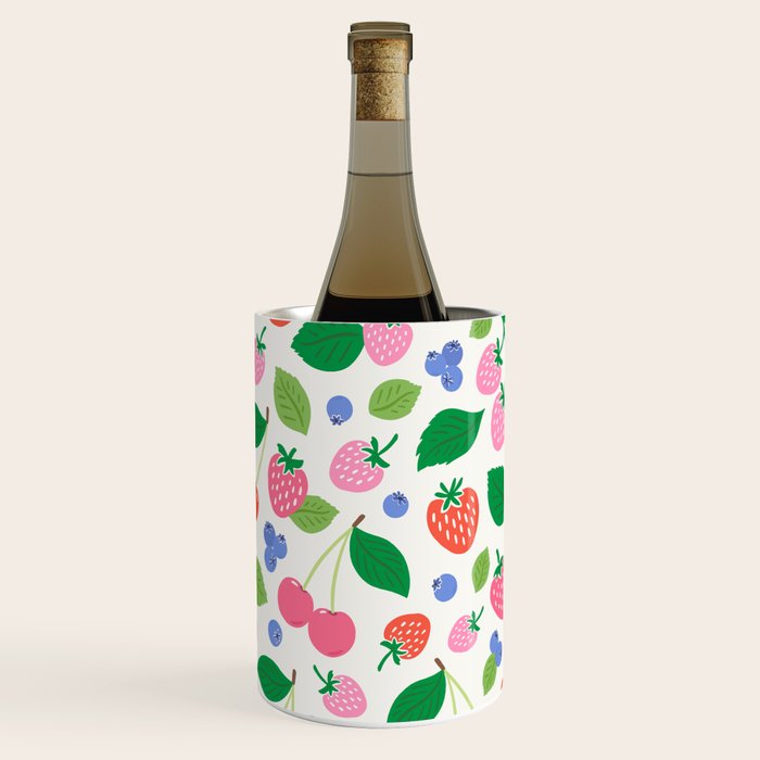 Strawberries and Cherries - Bright Colors Wine Chiller Gallery Image 3