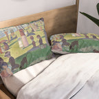 A Sunday on La Grande Jatte by Georges Seurat Pillow Sham Gallery Image 2