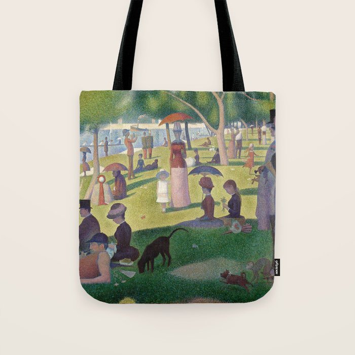 A Sunday on La Grande Jatte by Georges Seurat Tote Bag Gallery Image 1