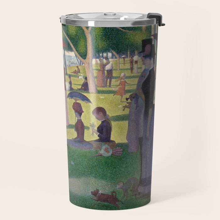 A Sunday on La Grande Jatte by Georges Seurat Travel Mug Gallery Image 2