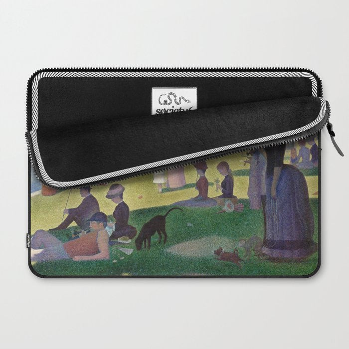 A Sunday on La Grande Jatte by Georges Seurat Laptop Sleeve Gallery Image 2