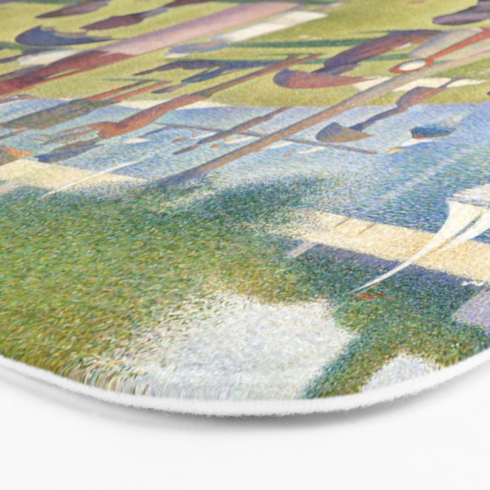 A Sunday on La Grande Jatte by Georges Seurat Bath Mat Gallery Image 3