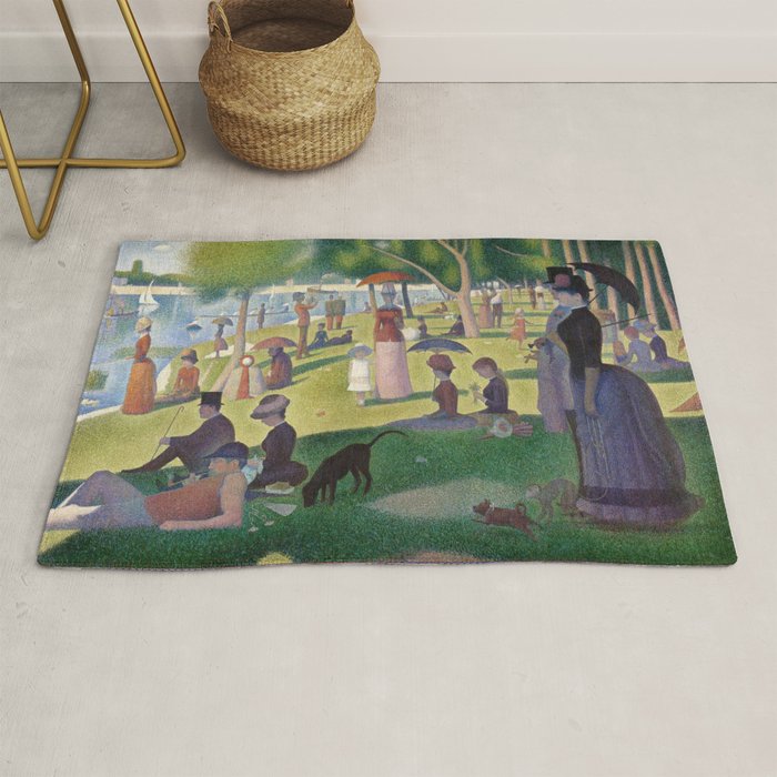 A Sunday on La Grande Jatte by Georges Seurat Rug Gallery Image 1