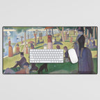 A Sunday on La Grande Jatte by Georges Seurat Desk Mat Gallery Image 1