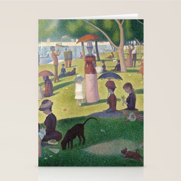 A Sunday on La Grande Jatte by Georges Seurat Stationery Card Gallery Image 1