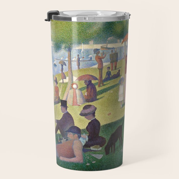 A Sunday on La Grande Jatte by Georges Seurat Travel Mug Gallery Image 3