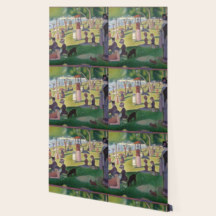 A Sunday on La Grande Jatte by Georges Seurat Wallpaper Gallery Image 2