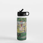 A Sunday on La Grande Jatte by Georges Seurat Water Bottle Gallery Image 1
