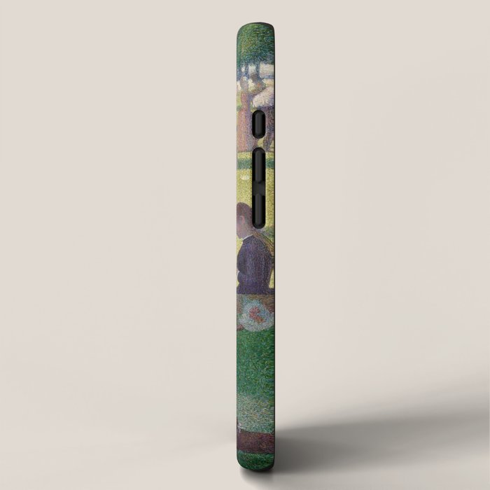 A Sunday on La Grande Jatte by Georges Seurat iPhone Case Gallery Image 2