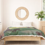 A Sunday on La Grande Jatte by Georges Seurat Duvet Cover Gallery Image 3