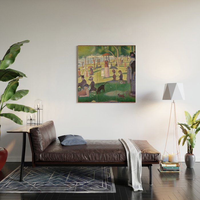 A Sunday on La Grande Jatte by Georges Seurat Wood Wall Art Gallery Image 2
