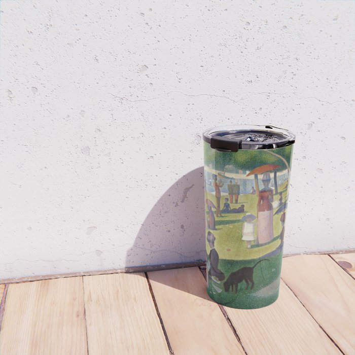 A Sunday on La Grande Jatte by Georges Seurat Travel Mug Gallery Image 4