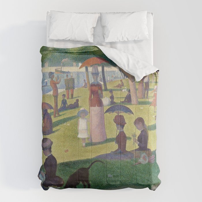 A Sunday on La Grande Jatte by Georges Seurat Comforter Gallery Image 6