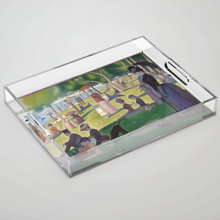 A Sunday on La Grande Jatte by Georges Seurat Acrylic Tray Gallery Image 1