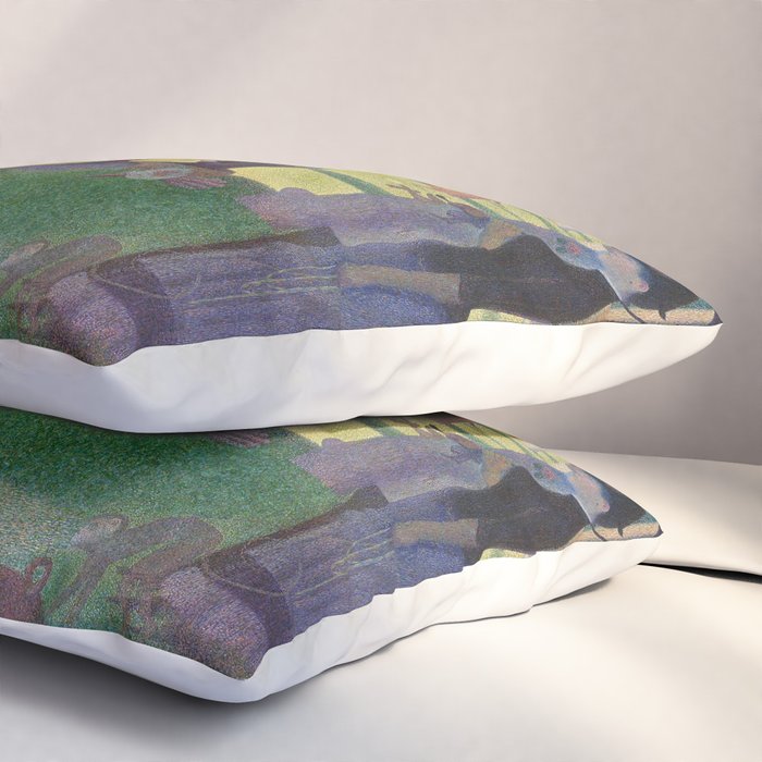 A Sunday on La Grande Jatte by Georges Seurat Pillow Sham Gallery Image 3