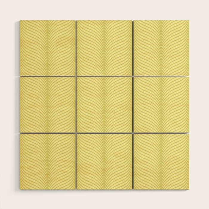 Elysian XX Pastel Lime Green Wood Wall Art Gallery Image 1