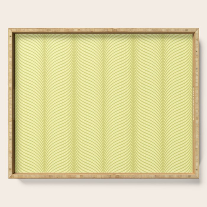 Elysian XX Pastel Lime Green Serving Tray Gallery Image 1