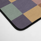 Checkered Multicolor Pattern XII Retro Desk Mat Gallery Image 4