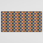 Checkered Multicolor Pattern XII Retro Desk Mat Gallery Image 3