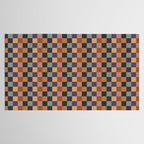 Checkered Multicolor Pattern XII Retro Tablecloth Gallery Image 2