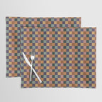 Checkered Multicolor Pattern XII Retro Placemat Gallery Image 1