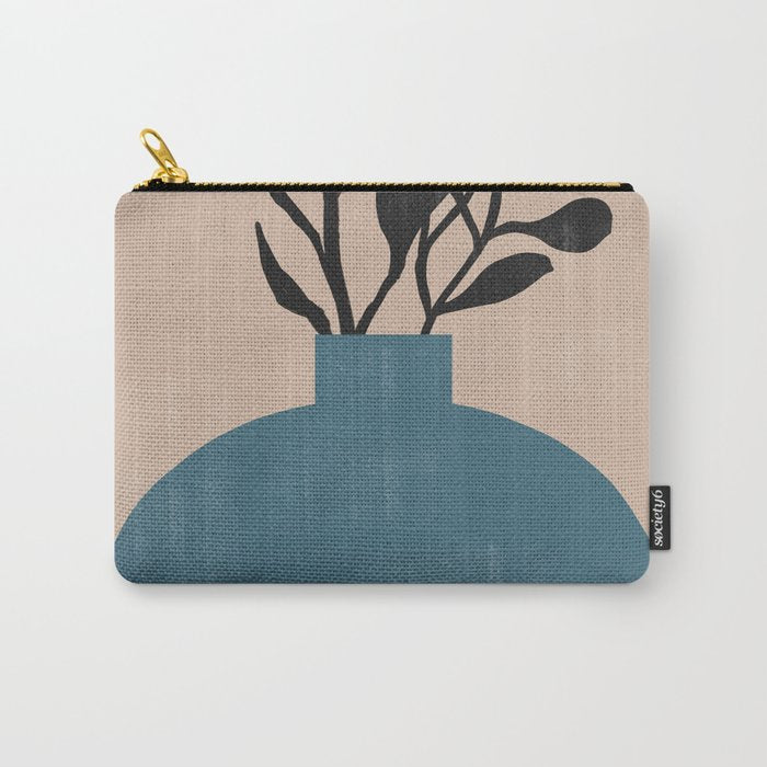 Modern Vase with Plants No.7 Carry All Pouch Gallery Image 1