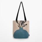 Modern Vase with Plants No.7 Tote Bag Gallery Image 2
