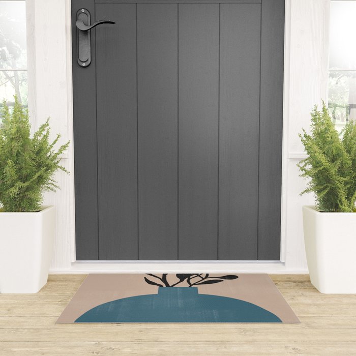 Modern Vase with Plants No.7 Welcome Mat Gallery Image 3