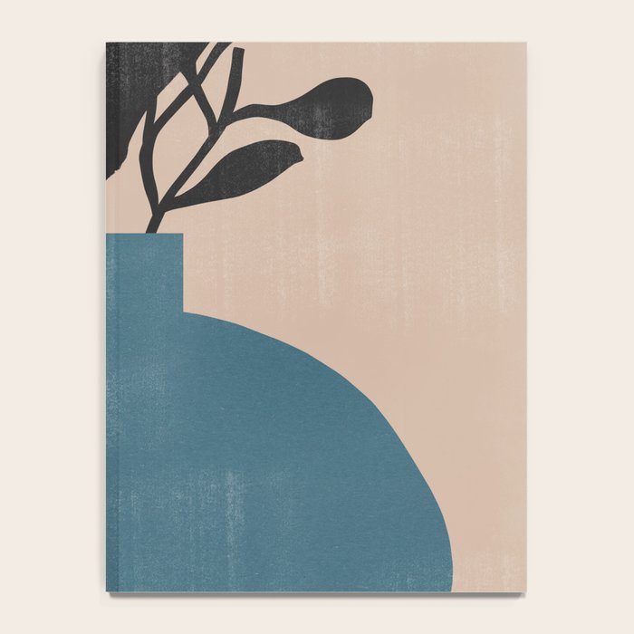 Modern Vase with Plants No.7 Notebook Gallery Image 4
