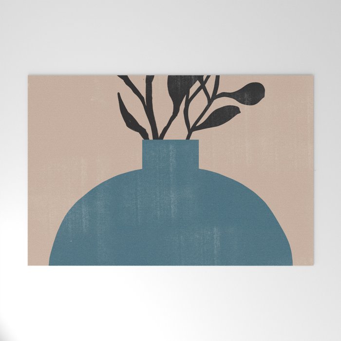 Modern Vase with Plants No.7 Welcome Mat Gallery Image 1