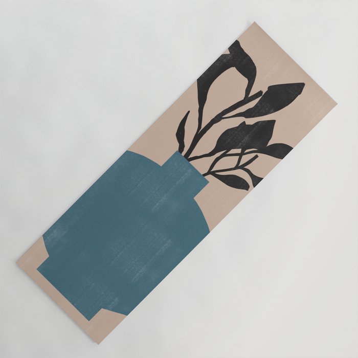 Modern Vase with Plants No.7 Yoga Mat Gallery Image 1