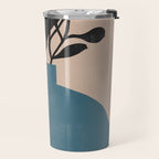 Modern Vase with Plants No.7 Travel Mug Gallery Image 2