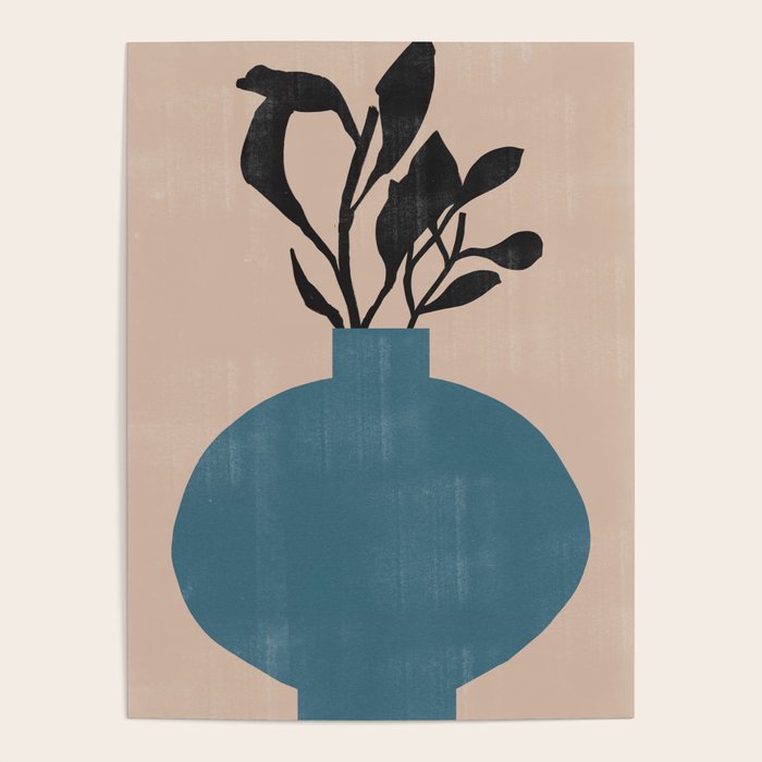 Modern Vase with Plants No.7 Poster Gallery Image 4