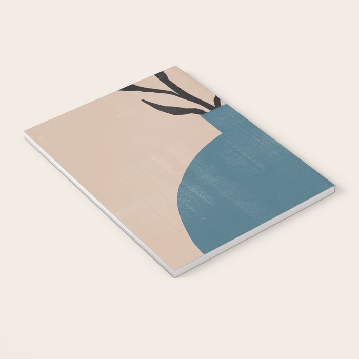 Modern Vase with Plants No.7 Notebook Gallery Image 3