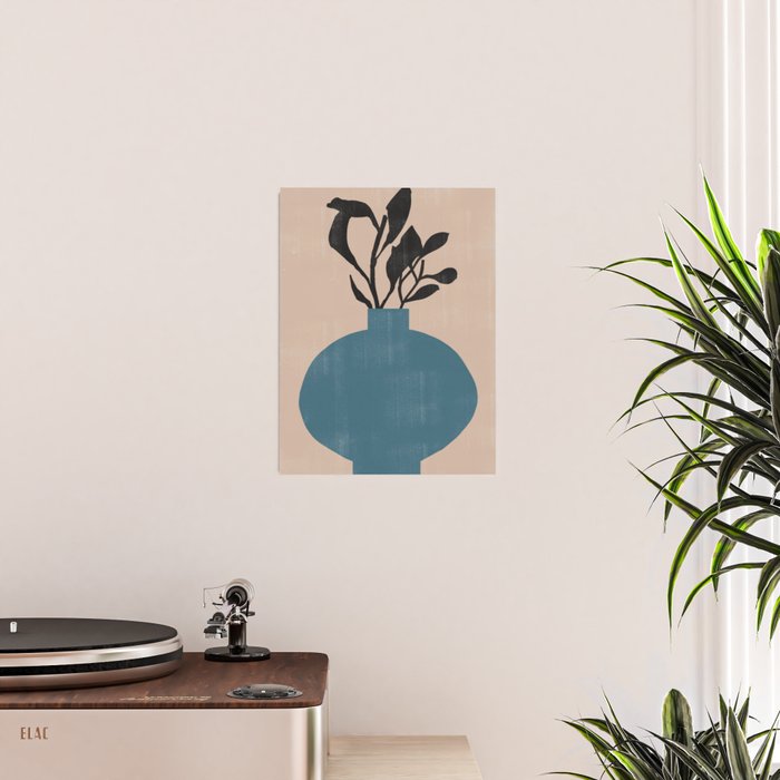 Modern Vase with Plants No.7 Poster Gallery Image 2
