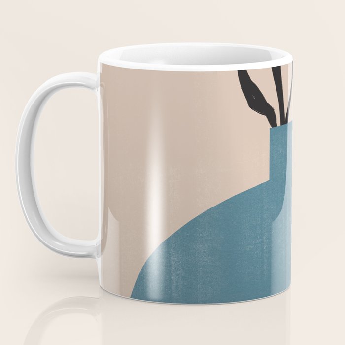 Modern Vase with Plants No.7 Coffee Mug Gallery Image 3