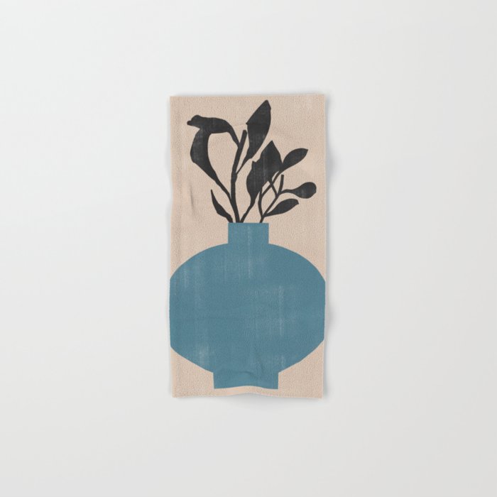 Modern Vase with Plants No.7 Bath Towel Gallery Image 1