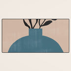 Modern Vase with Plants No.7 Desk Mat Gallery Image 3