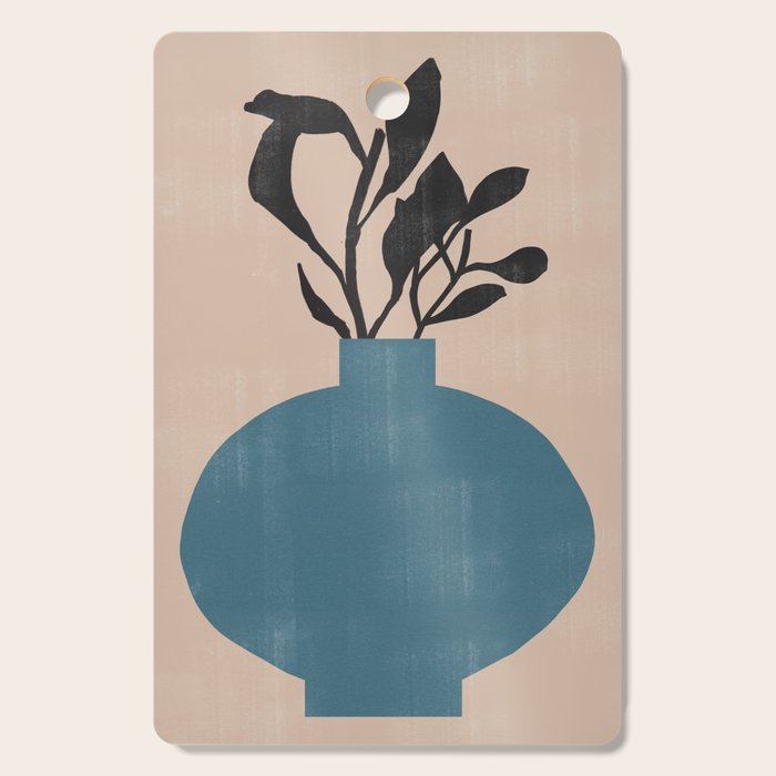 Modern Vase with Plants No.7 Cutting Board Gallery Image 1