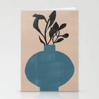 Modern Vase with Plants No.7 Stationery Card Gallery Image 2