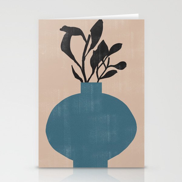 Modern Vase with Plants No.7 Stationery Card Gallery Image 2
