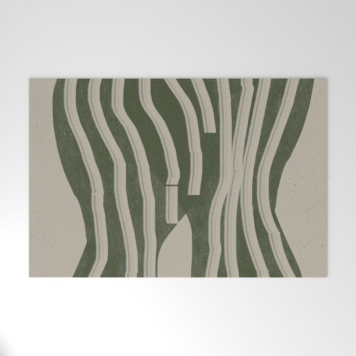 Modern Head Portrait Welcome Mat Gallery Image 1
