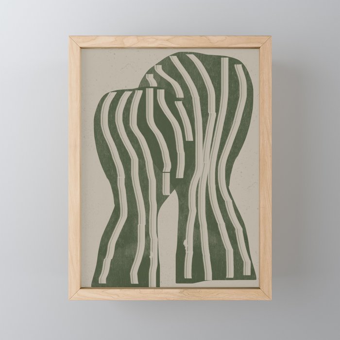 Modern Head Portrait Mini Art Print Gallery Image 1