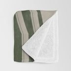 Modern Head Portrait Throw Blanket Gallery Image 3