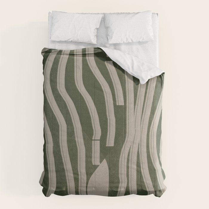 Modern Head Portrait Comforter Gallery Image 6