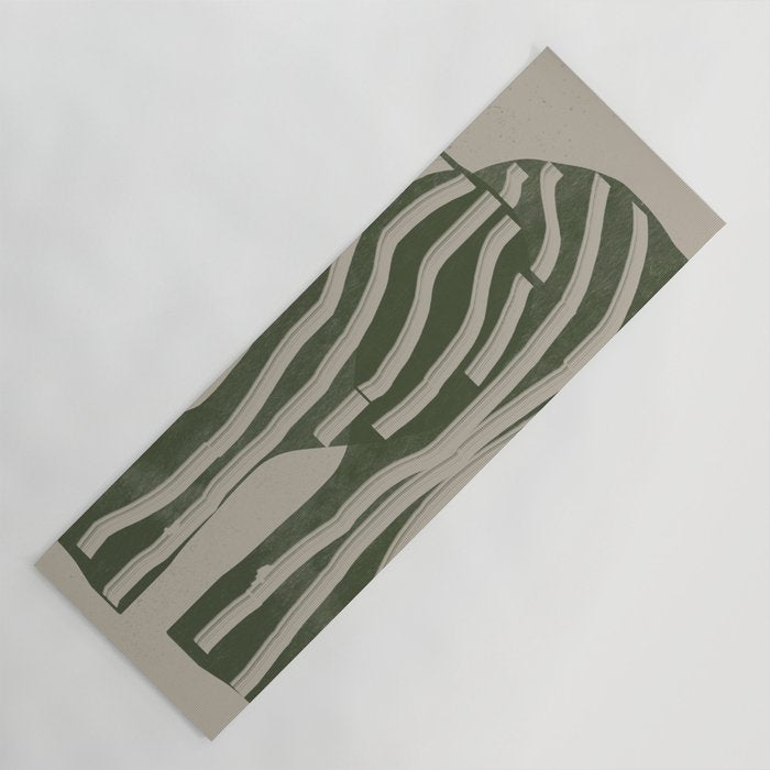 Modern Head Portrait Yoga Mat Gallery Image 1