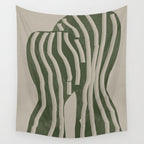 Modern Head Portrait Wall Tapestry Gallery Image 4