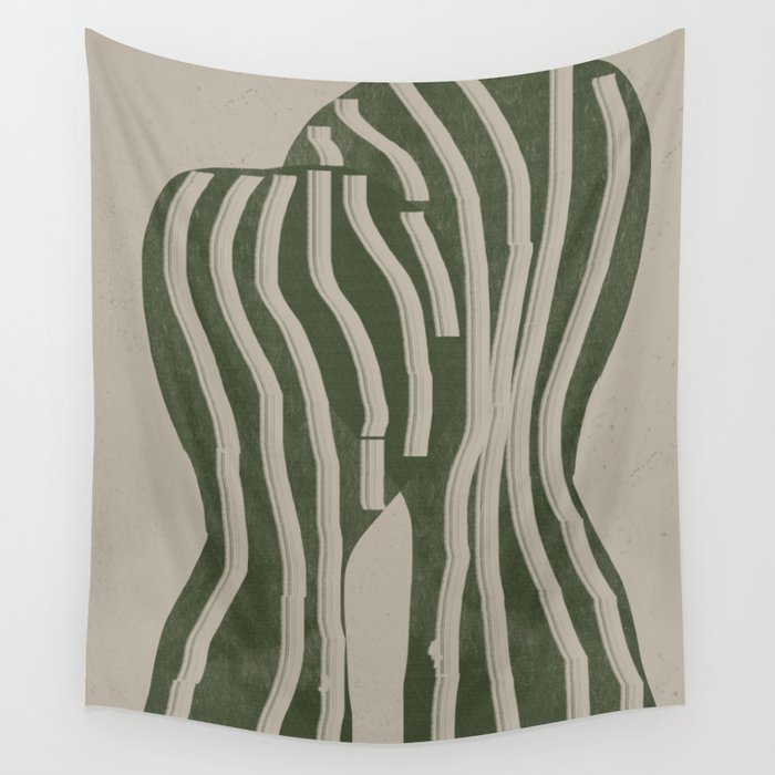 Modern Head Portrait Wall Tapestry Gallery Image 4