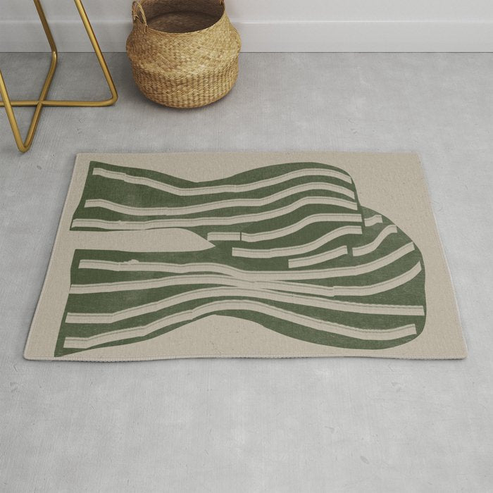 Modern Head Portrait Rug Gallery Image 1