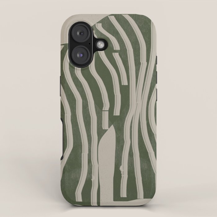 Modern Head Portrait Iphone Case